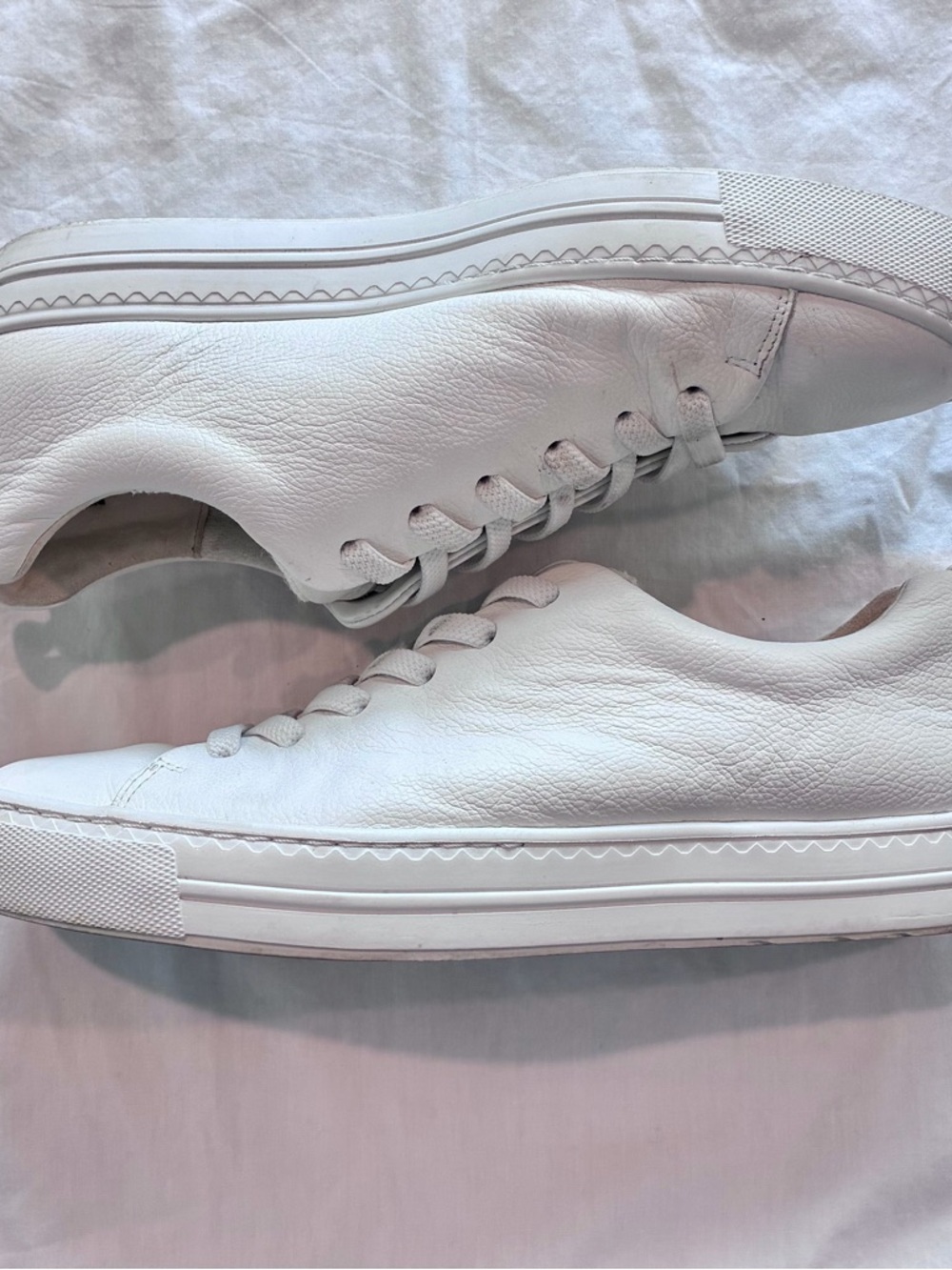 Paul Green White Leather Women’s Sneakers size 8 UK/ US 11